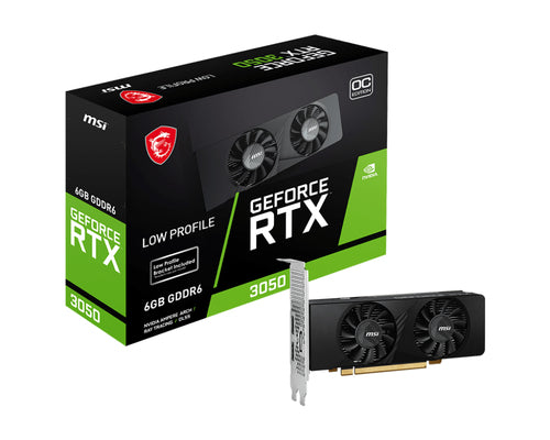 MSI GEFORCE RTX 3050 LP 6G OC graphics card NVIDIA 6 GB GDDR6 MSI GEFORCE RTX 3050 LP 6G OC graphics card NVIDIA 6 GB GDDR6